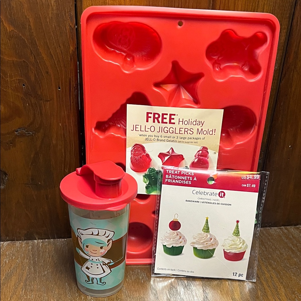 Set of holiday items, perfect for holiday fun with children